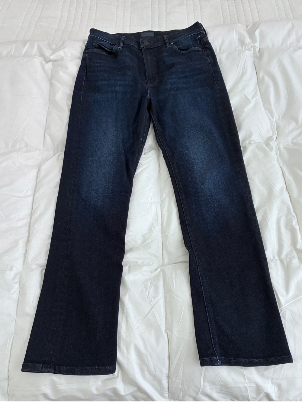 MOTHER Mid Rise Dazzler Ankle Dark Indigo Jeans Size 29